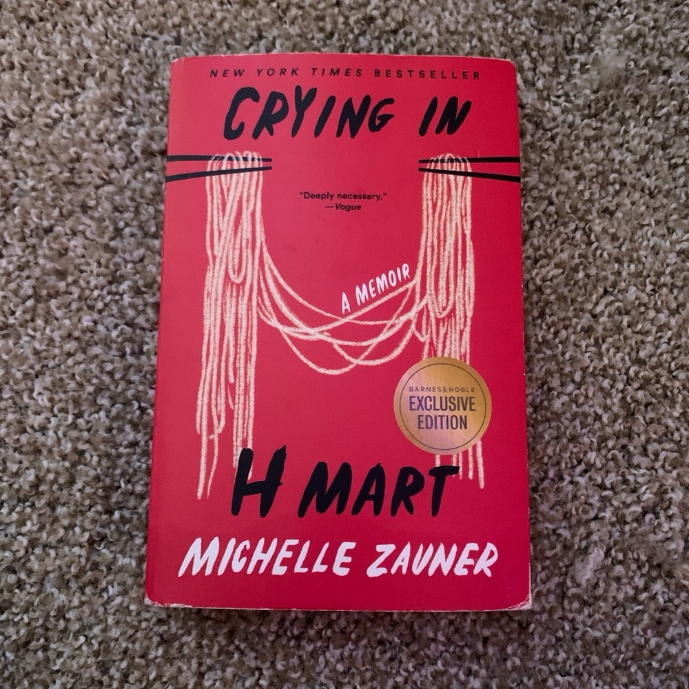 Crying in H Mart Paperback Book